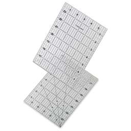Fiskars Folding Acrylic Ruler - showing accordian fold