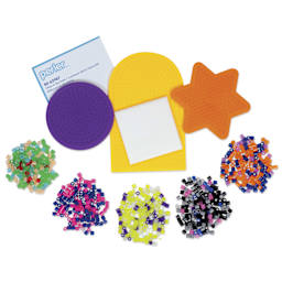 Perler Glow in the Dark Fused Beads - Activity Kit - contents