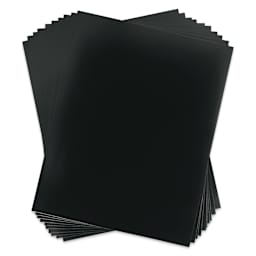Inovart Skratch N' Sketch Scratchboards - 11" x 14", Pkg of 12, fanned out 