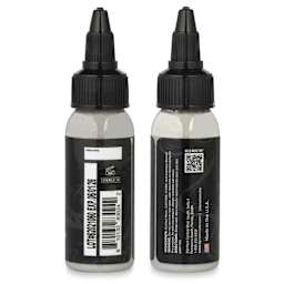 Dynamic Color Tattoo Ink - Ultra Light Grey, 1 oz bottle, sides of bottle