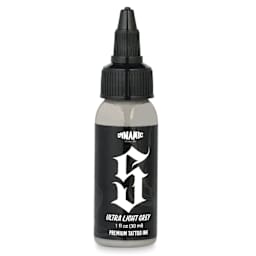 Dynamic Color Tattoo Ink - Ultra Light Grey, 1 oz bottle