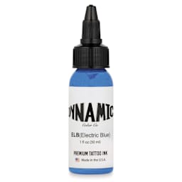 Dynamic Color Tattoo Ink - Electric Blue, 1 oz bottle