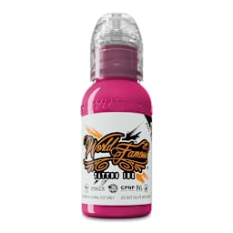 World Famous Tattoo Ink - Strawberry, 1 oz bottle