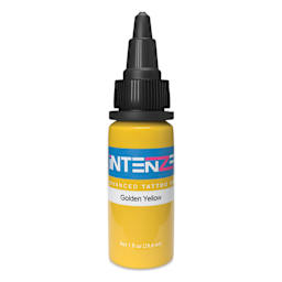 Intenze Tattoo Ink - Golden Yellow, 1 oz bottle