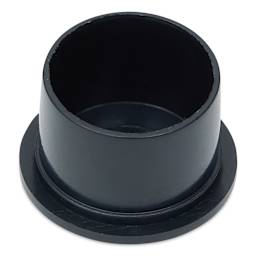 TatSoul Jet Black Ink Caps - 15 mm, Pkg of 500, single cap