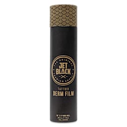 Tatsoul Jet Black Derm Film - 10" x 8 yd Roll, front of packaging