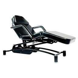 TatSoul Oros Adjustable Tattoo Client Bed, partially collapsed