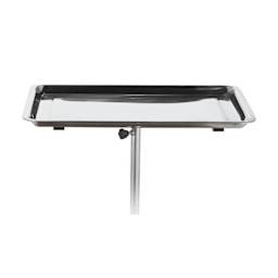 TatSoul Stainless Wheeled Mayo Tray, close-up of tray