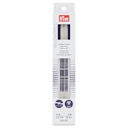 Prym Ergonomics Double Point Knitting Needle Set - Size 4, Set of 5, 8" - front of packaging
