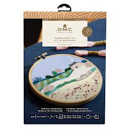 DMC The Designer Collection Embroidery Kits - “Spring Landscape” by Georgie K Emery, Advanced