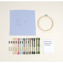 DMC The Designer Collection Embroidery Kits - “Paris” by Kseniia Guseva, Intermediate included materials
