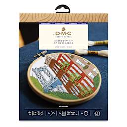 DMC The Designer Collection Embroidery Kits - “New York” by Kseniia Guseva, Intermediate