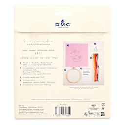 DMC Stitch Kit - Pomegranate, back of packaging