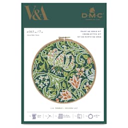 DMC The Masters Collection Cross Stitch Kit - “Golden Lily” by J.H. Dearle, front of packaging