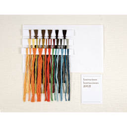 DMC The Masters Collection Cross Stitch Kit - “The Scream” by Edvard Munch contents
