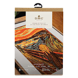 DMC The Masters Collection Cross Stitch Kit - “The Scream” by Edvard Munch front of packaging