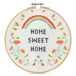DMC Gift of Stitch Kit - Home Sweet Home - finished