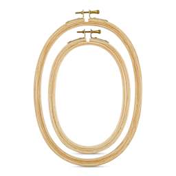 DMC Wooden Needlework Hoops - Oval