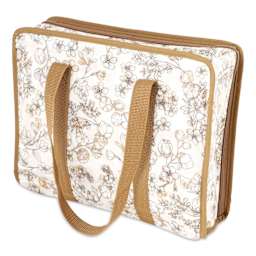 Dritz All-Purpose Project Organizer Bag - Beige Floral