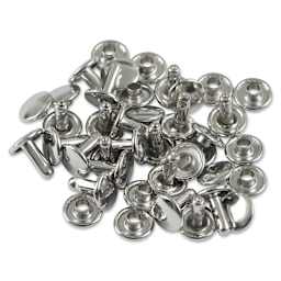 Prym Vario Creative Tubular Rivets - 6 - 9 mm Thick Fabric, Pkg of 12, 9 mm Dia.