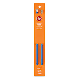 Boye Aluminum Crochet Hook - US 10-1/2, 10" - front of packaging
