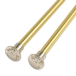 Boye Aluminum Knitting Needles - US 8, 10" - close-up