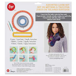 Boye Looms - Assorted, Set of 4 - back of packaging