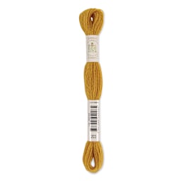 DMC Eco Vita Organic Wool Thread - Lemon Safflower, 17-1/2 yds