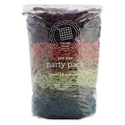 Friendly Loom Pro Size Cotton Loops - Earth Tones, Party Pack