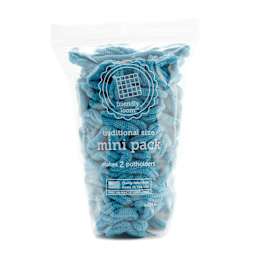 Friendly Loom Traditional Size Cotton Loop Mini Pack - Turquoise in packaging