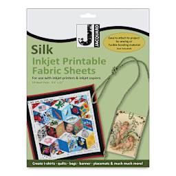 Jacquard Inkjet Fabric - 8-1/2" x 11", Silk, Package of 10