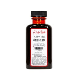 Angelus Leather Dyes Army Tan - 3 oz. Dauber Bottle