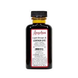 Angelus Leather Dyes Light Brown A - 3 oz. Dauber Bottle