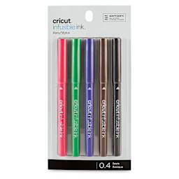 Cricut Infusible Ink Markers and Pens - Front of package of 5 Basic Colors