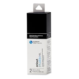 Cricut Infusible Ink Solid Transfer Sheets - Black, 4-1/2" x 12", 2 Sheets (In packaging)