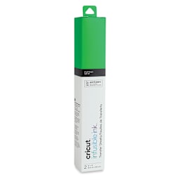 Cricut Infusible Ink Solid Transfer Sheets - Bright Green - front of packaging