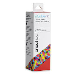 Cricut Joy Infusible Ink Patterned Transfer Sheets - Triangle Brights, 4-1/2" x 12", Package of 2 (In packaging)