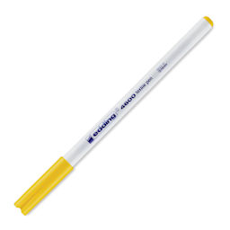 Edding 4600 Textile Pen - Yellow, cap on