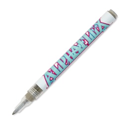 Alpha6 AlphaFlex Textile and Leather Paint Marker - Dark Grey, 1 mm - w/ cap removed