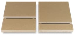 Cardboard Looms - Angled view of different sizes of looms
