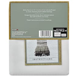Bucilla All-In-One Loom Kit back of packaging