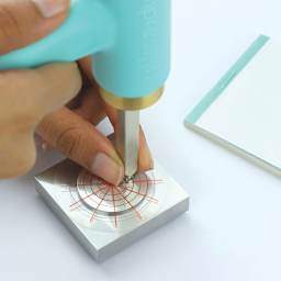 ImpressArt Stamp Guides Sticker Book guiding metal stamp and hammer