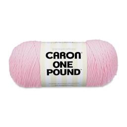 Caron One Pound Acrylic Yarn - 1 lb, 4-Ply, Soft Pink
