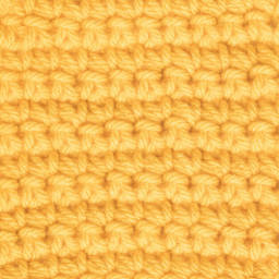 Caron One Pound Acrylic Yarn - 1 lb, 4-Ply, Sunflower, Crocheted
