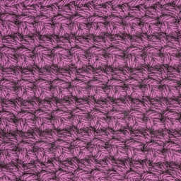 Caron One Pound Acrylic Yarn - 1 lb, 4-Ply, Purple, Crocheted