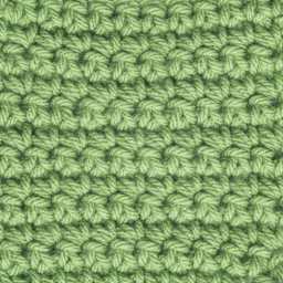 Caron One Pound Acrylic Yarn - 1 lb, 4-Ply, Grass Green, Crocheted