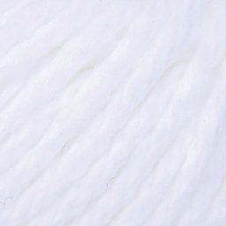 Lily Sugar N' Cream Yarn - 2.5 oz, 4-Ply, White (Close-up of yarn)