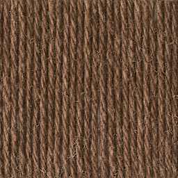 Lily Sugar N' Cream Yarn - 2.5 oz, 4-Ply, Warm Brown (Close-up of yarn)