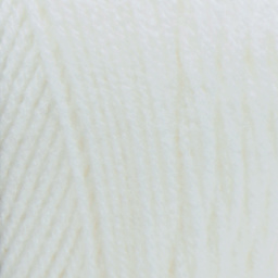 Red Heart Super Saver Yarn - Soft White, close-up
