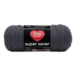 Red Heart Super Saver Yarn - Charcoal, 364 yds